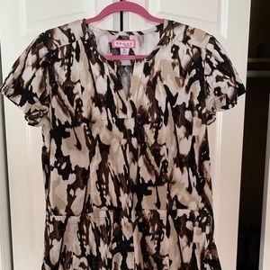 Koi Scrub Top - Animal Print